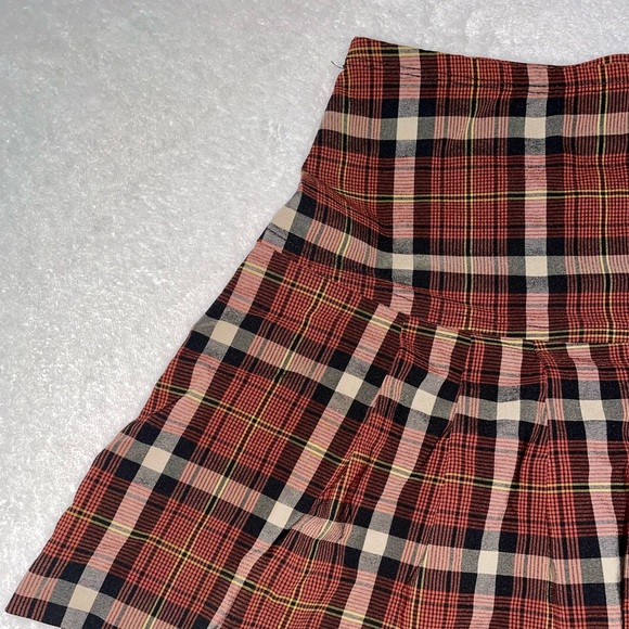 Vintage Pleated Mini Skirt Plaid - Picture 4 of 4